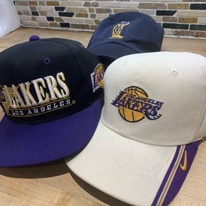 Laker Hat Bundle.  Nike,Includes a 2004 Finals Hat